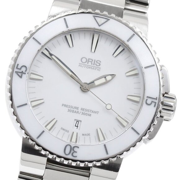 ORIS Aquis 7653 Date white Dial Automatic Men's Watch_896850 - Picture 1 of 6